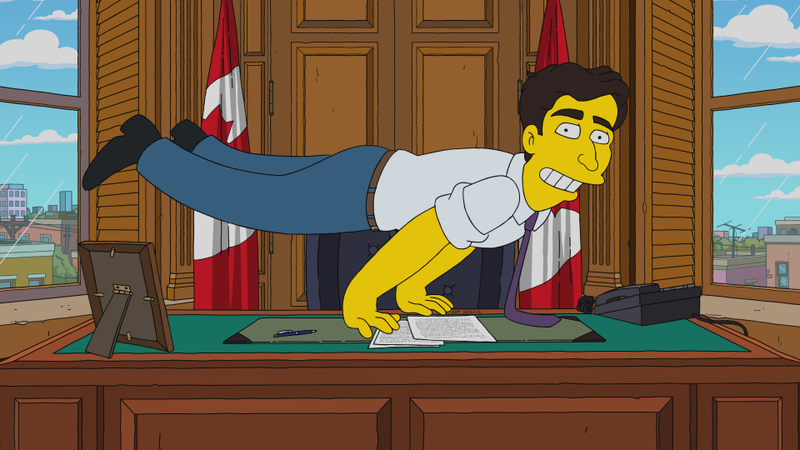 Illustration for article titled Lisa flees to Canada, but a tepid Simpsons settles for safe ground